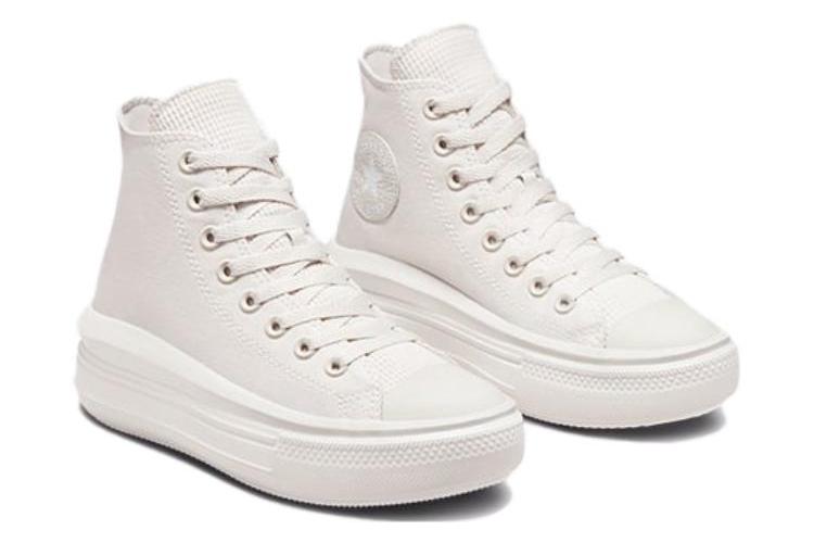 Кеды унисекс Converse Chuck Taylor All Star Move Platform белые, 37 EU