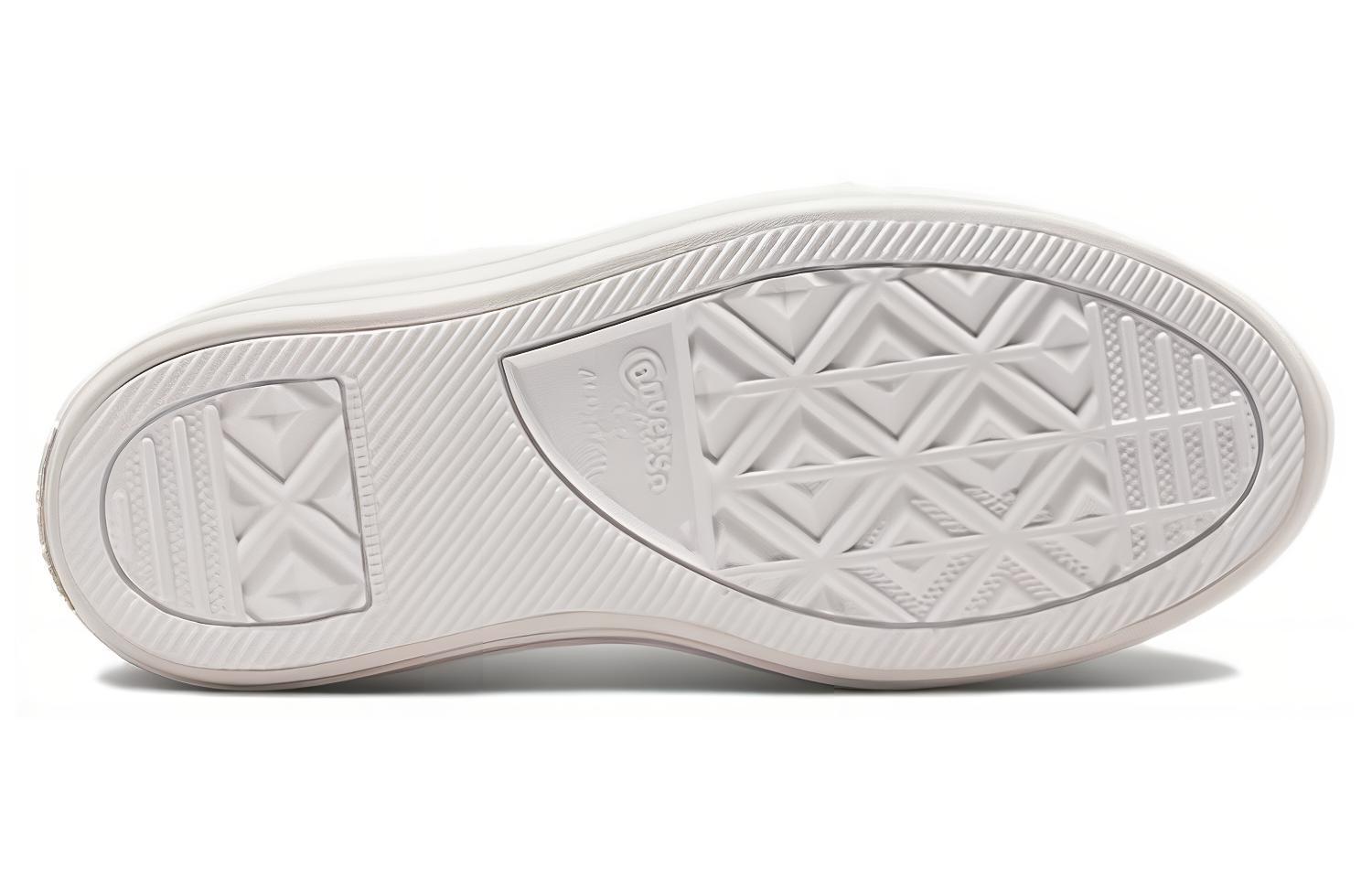 Кеды унисекс Converse Chuck Taylor All Star Move Platform белые, 37 EU