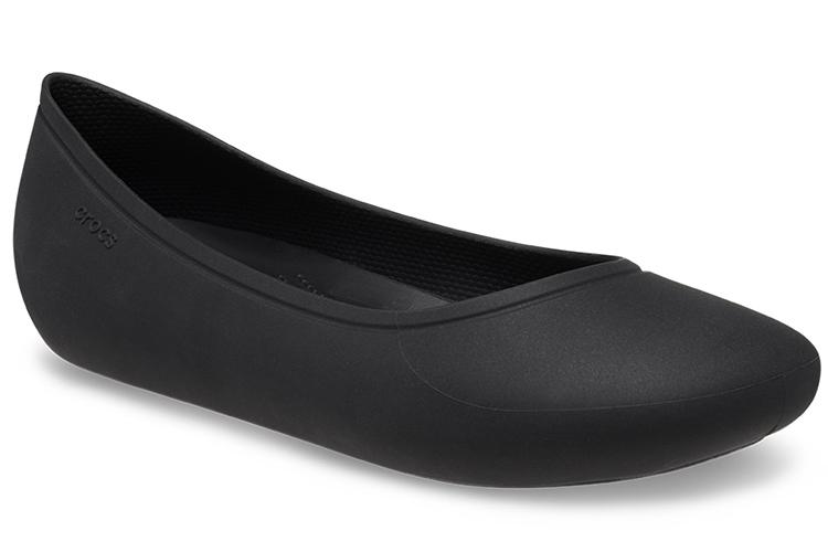Балетки женские Crocs Brooklyn Flats черные, 38-39 EU