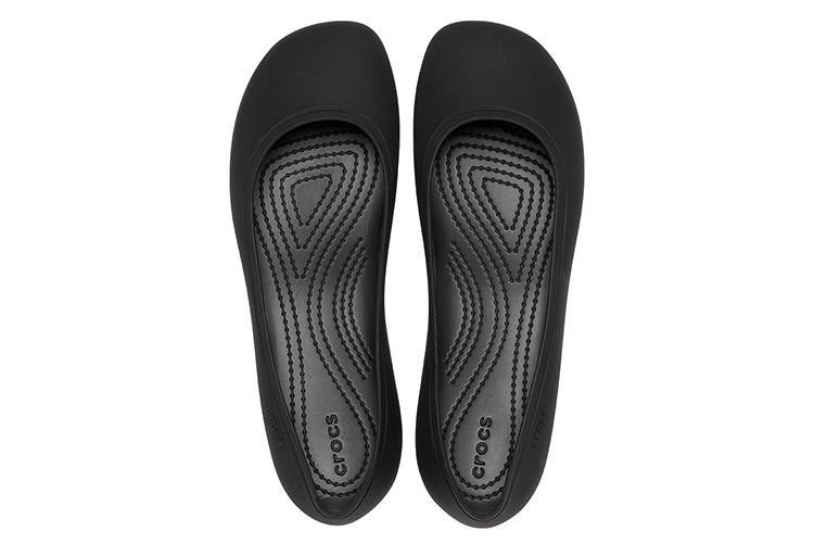 Балетки женские Crocs Brooklyn Flats черные, 38-39 EU