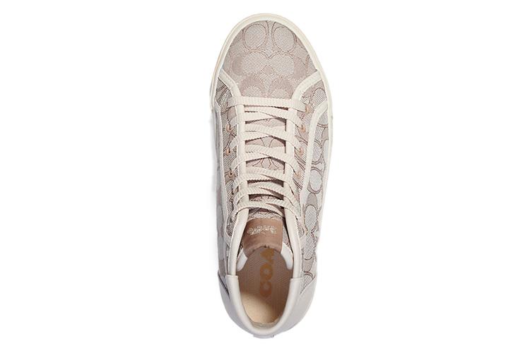 Кеды женские COACH CitySole High Top лаймово-серые, 37.5 EU