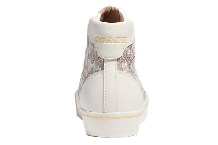 Кеды женские COACH CitySole High Top лаймово-серые, 37.5 EU