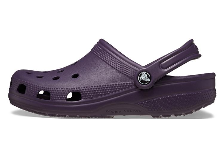 Шлепанцы женские Crocs Classic Clogs темно-фиолетовые, 41-42 EU