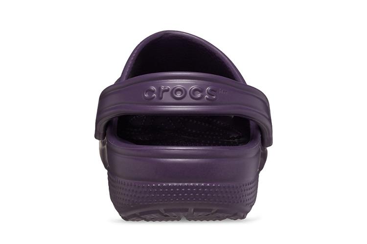 Шлепанцы женские Crocs Classic Clogs темно-фиолетовые, 41-42 EU