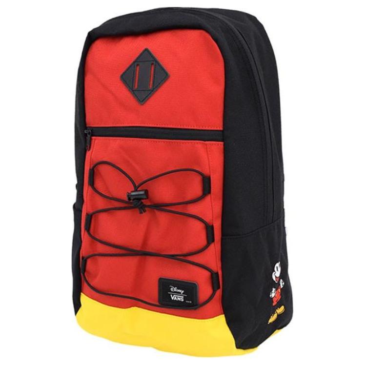 Рюкзак унисекс Vans Disney VN0A3HCBXHF черный, красный и желтый