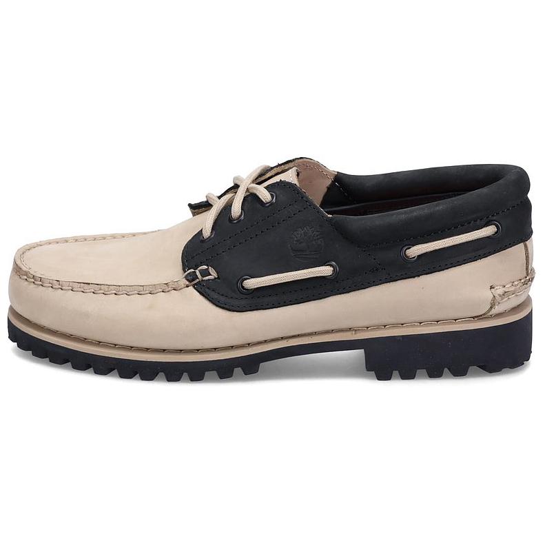 Ботинки мужские Timberland 3 Eye Lug Handsewn Boat Shoes серые, 40 EU