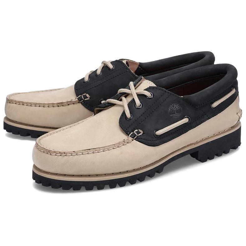 Ботинки мужские Timberland 3 Eye Lug Handsewn Boat Shoes серые, 40 EU