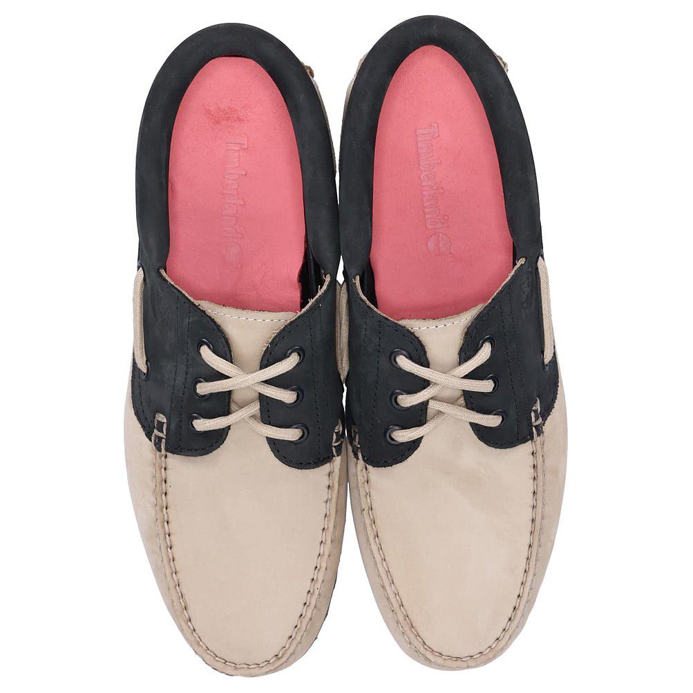 Ботинки мужские Timberland 3 Eye Lug Handsewn Boat Shoes серые, 40 EU