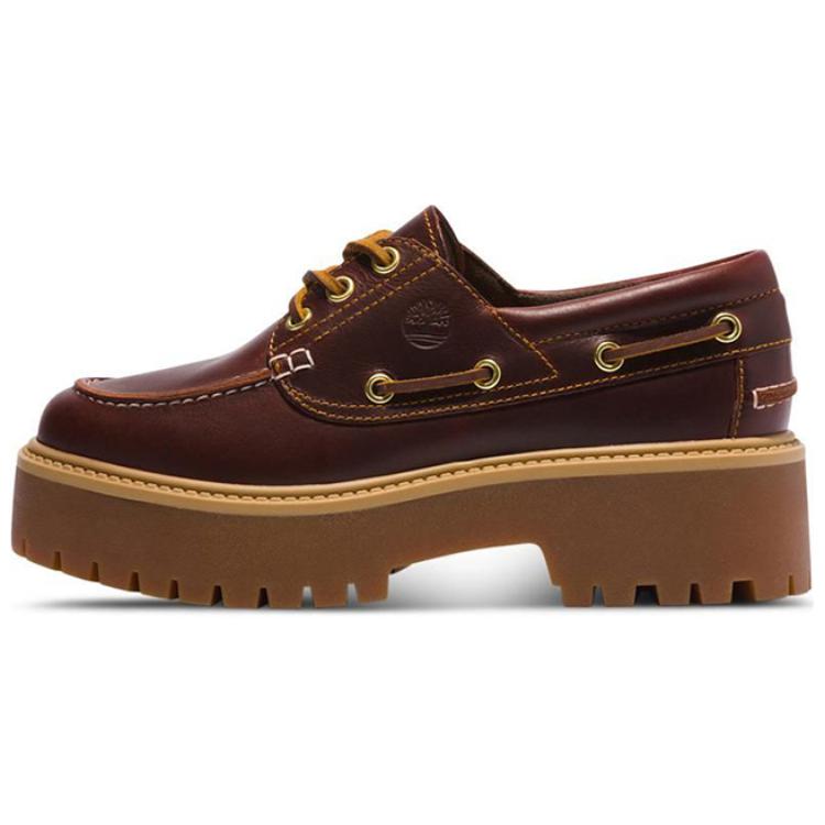 Топсайдеры женские Timberland Premium A2QDMW, burgundy red, 39 EU