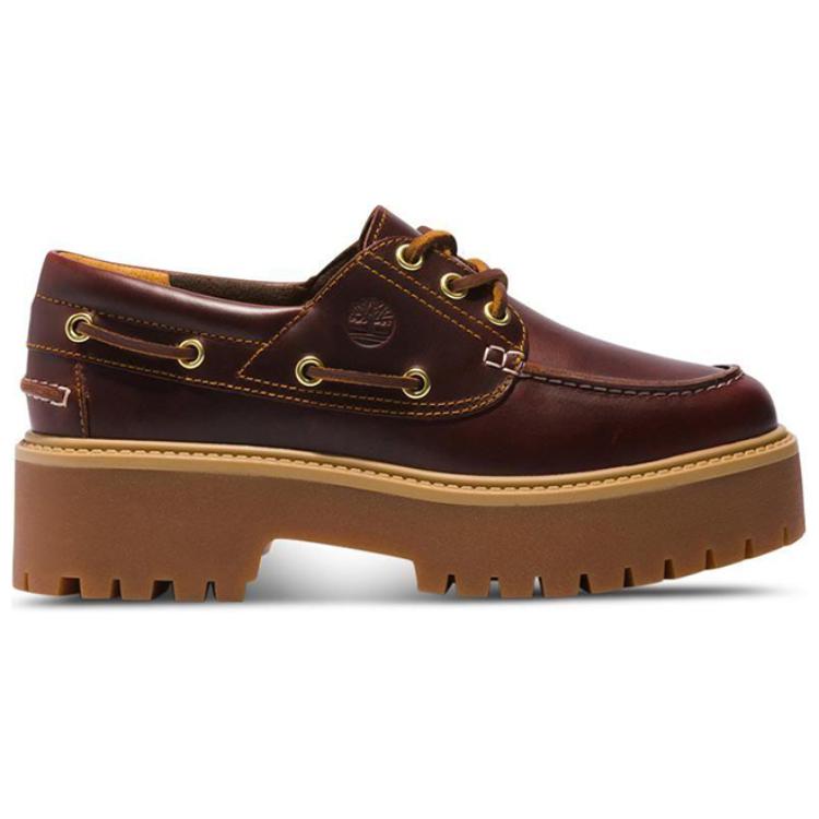 Топсайдеры женские Timberland Premium A2QDMW, burgundy red, 39 EU