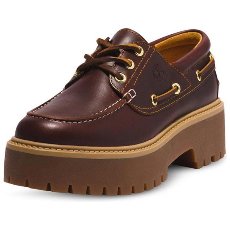 Топсайдеры женские Timberland Premium A2QDMW, burgundy red, 39 EU