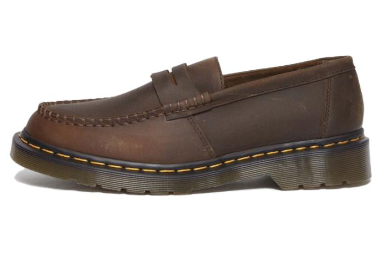 Лоферы женские Dr. Martens Penton Crazy Horse коричневые, 39 EU