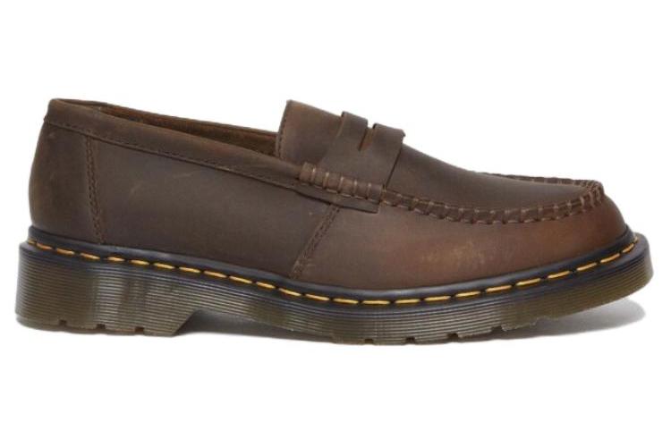 Лоферы женские Dr. Martens Penton Crazy Horse коричневые, 39 EU