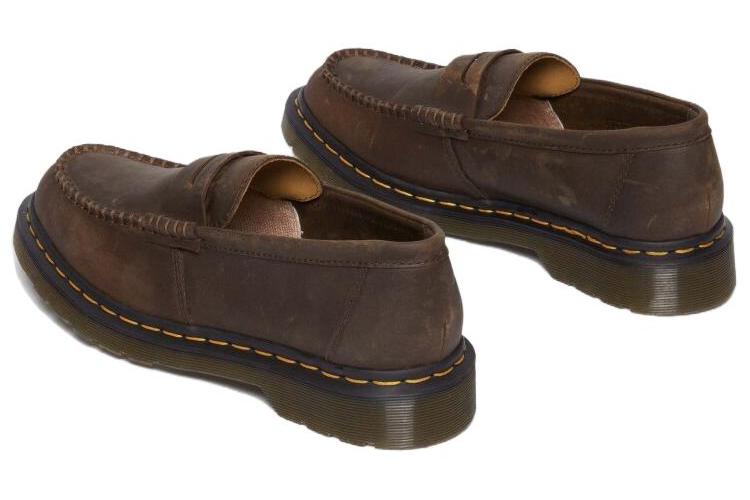 Лоферы женские Dr. Martens Penton Crazy Horse коричневые, 39 EU