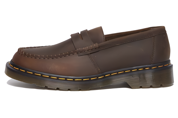 Лоферы женские Dr. Martens Penton Crazy Horse коричневые, 39 EU