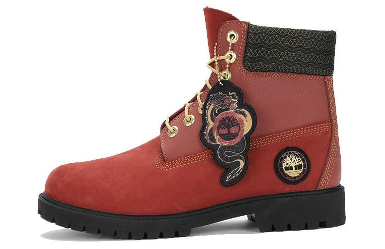 Ботинки мужские Timberland 6 Inch Lace Waterproof A29PN темно-красные