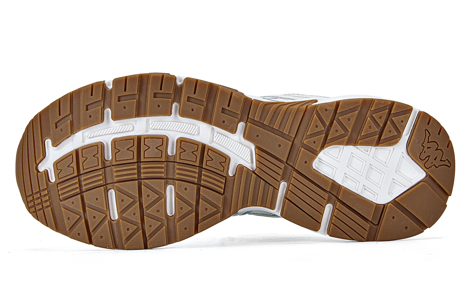 Кроссовки унисекс Kappa Bernardo белые/серебристые