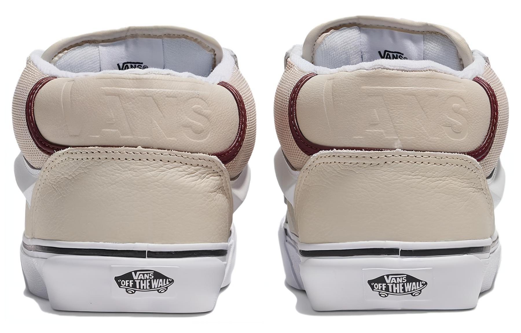 Кроссовки унисекс Vans Mid Top бежевые, 34.5 EU