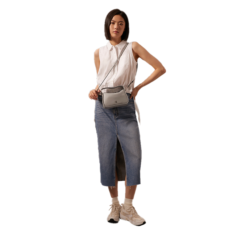 Сумка женская CALVIN KLEIN DH3714-CI1 серого цвета