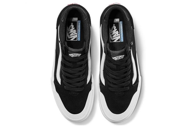 Кроссовки унисекс Vans Style 112 Mid Pro черные, 37 EU