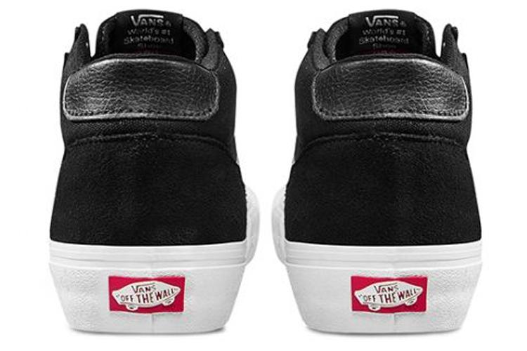 Кроссовки унисекс Vans Style 112 Mid Pro черные, 37 EU