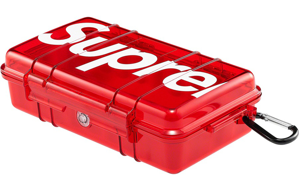 Несессер унисекс Supreme FW19, красно-белый