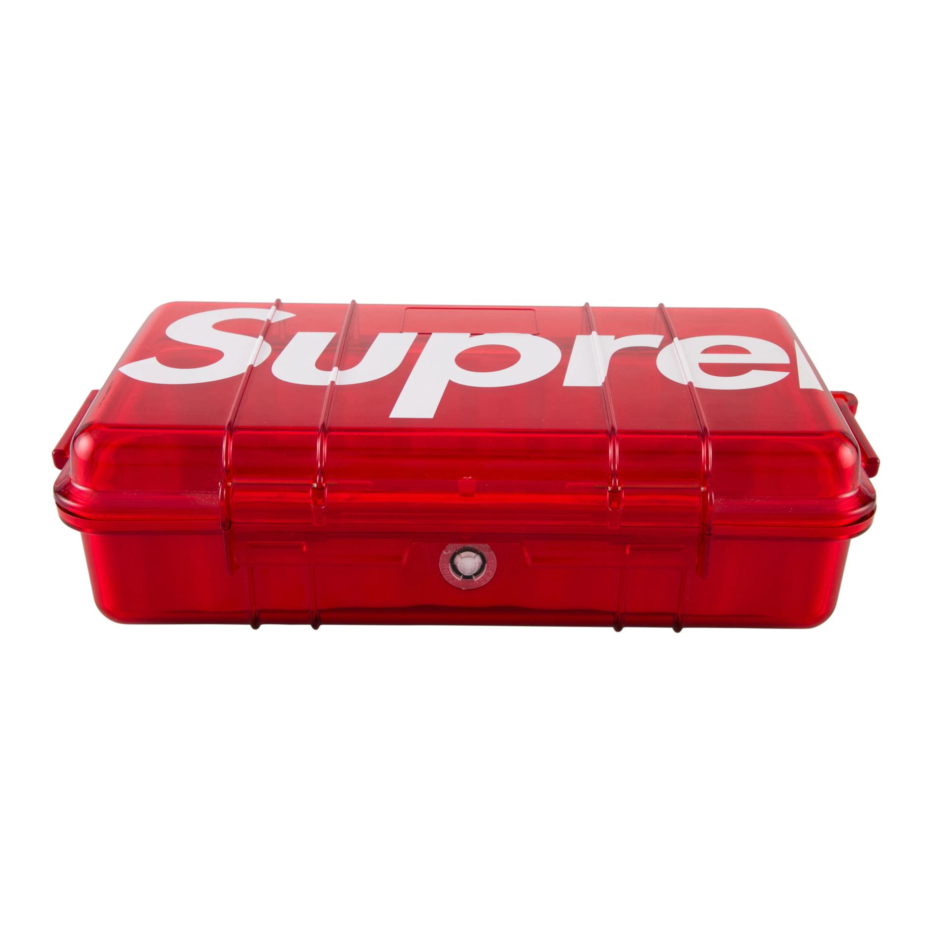 Несессер унисекс Supreme FW19, красно-белый