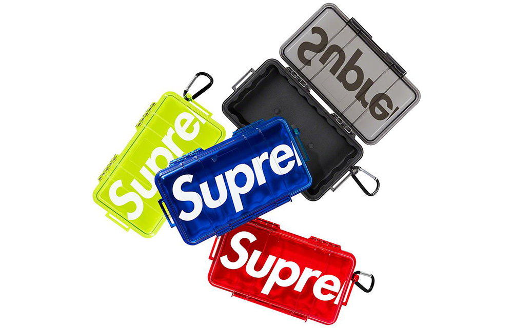 Несессер унисекс Supreme FW19, красно-белый