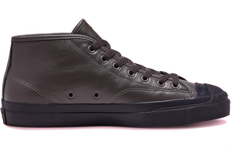 Кроссовки унисекс Converse Jack Purcell Pro Mid коричневые-черные, 36 EU