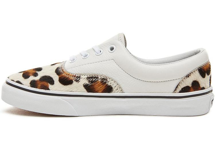 Кеды унисекс Vans Era Calf Hair белые-тан, 35 EU