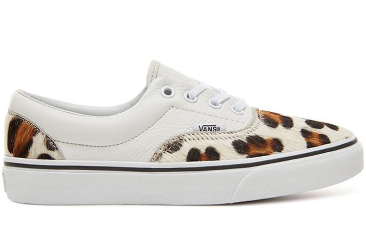 Кеды унисекс Vans Era Calf Hair белые-тан, 35 EU