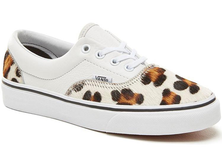 Кеды унисекс Vans Era Calf Hair белые-тан, 35 EU