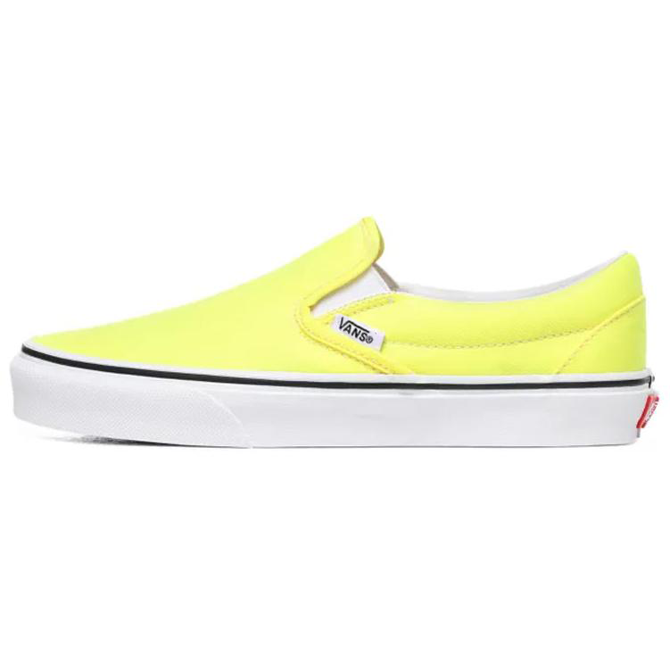 Слипоны унисекс Vans Neon Classic Slip On лимонные, 36.5 EU