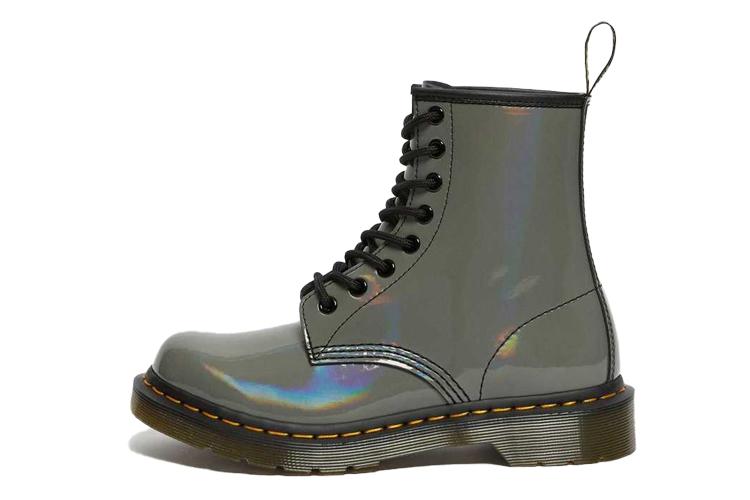 Ботинки женские Dr. Martens 1460 Rainbow Patent gunmetal, 36 EU