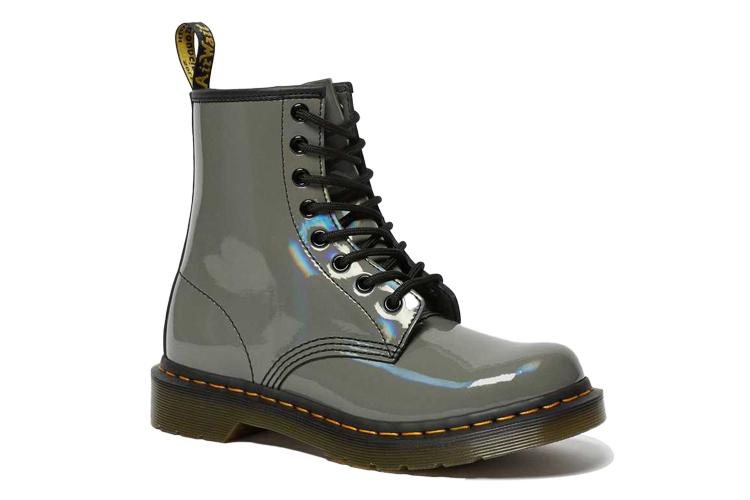 Ботинки женские Dr. Martens 1460 Rainbow Patent gunmetal, 36 EU