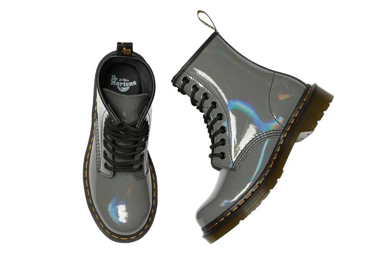 Ботинки женские Dr. Martens 1460 Rainbow Patent gunmetal, 36 EU