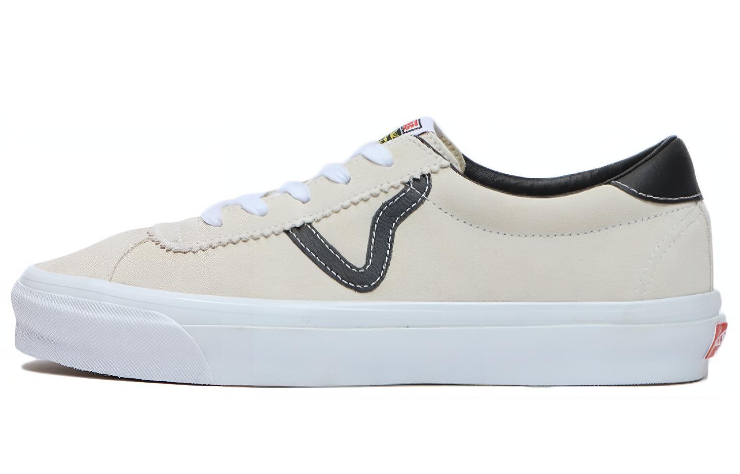 Кроссовки унисекс Vans Og Epoch LX белые, черные, 40 EU