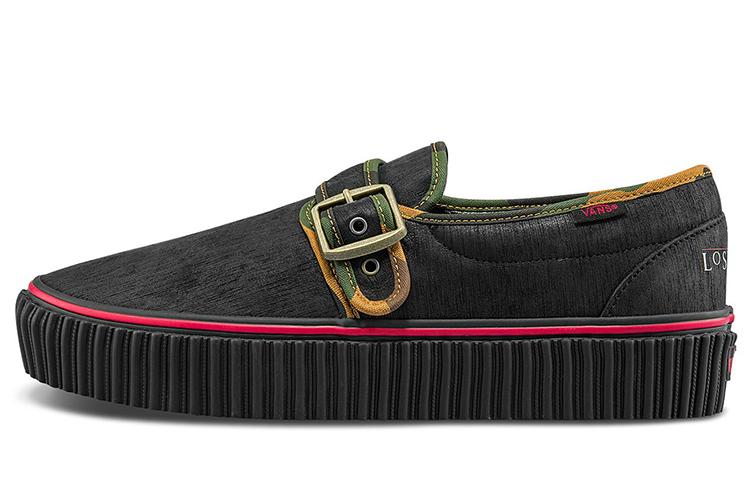 Слипоны унисекс Vans Style 47 Creeper red-black
