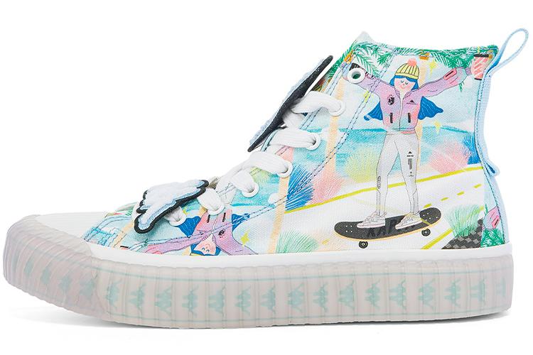 Кеды унисекс Kappa Sun Jiayi X Kappa синие, 43 EU