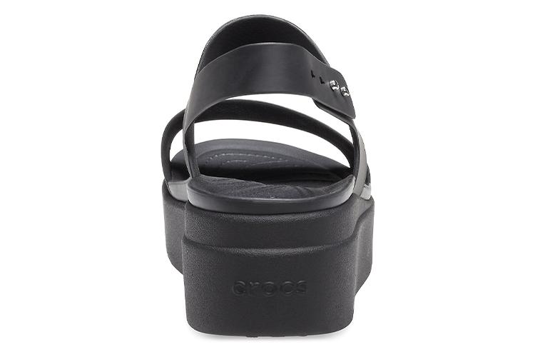 Сандалии женские Crocs Brooklyn Thick Sole Casual черные, 37-38 EU