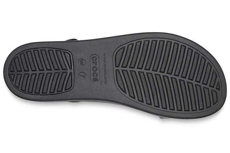 Сандалии женские Crocs Brooklyn Thick Sole Casual черные, 37-38 EU