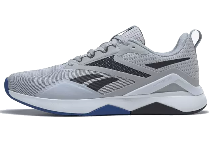 Кроссовки мужские Reebok Nanoflex Tr 2.0 холодный серый черный, 40.5 EU