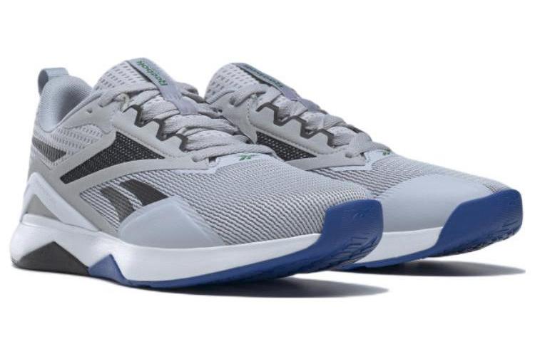 Кроссовки мужские Reebok Nanoflex Tr 2.0 холодный серый черный, 40.5 EU