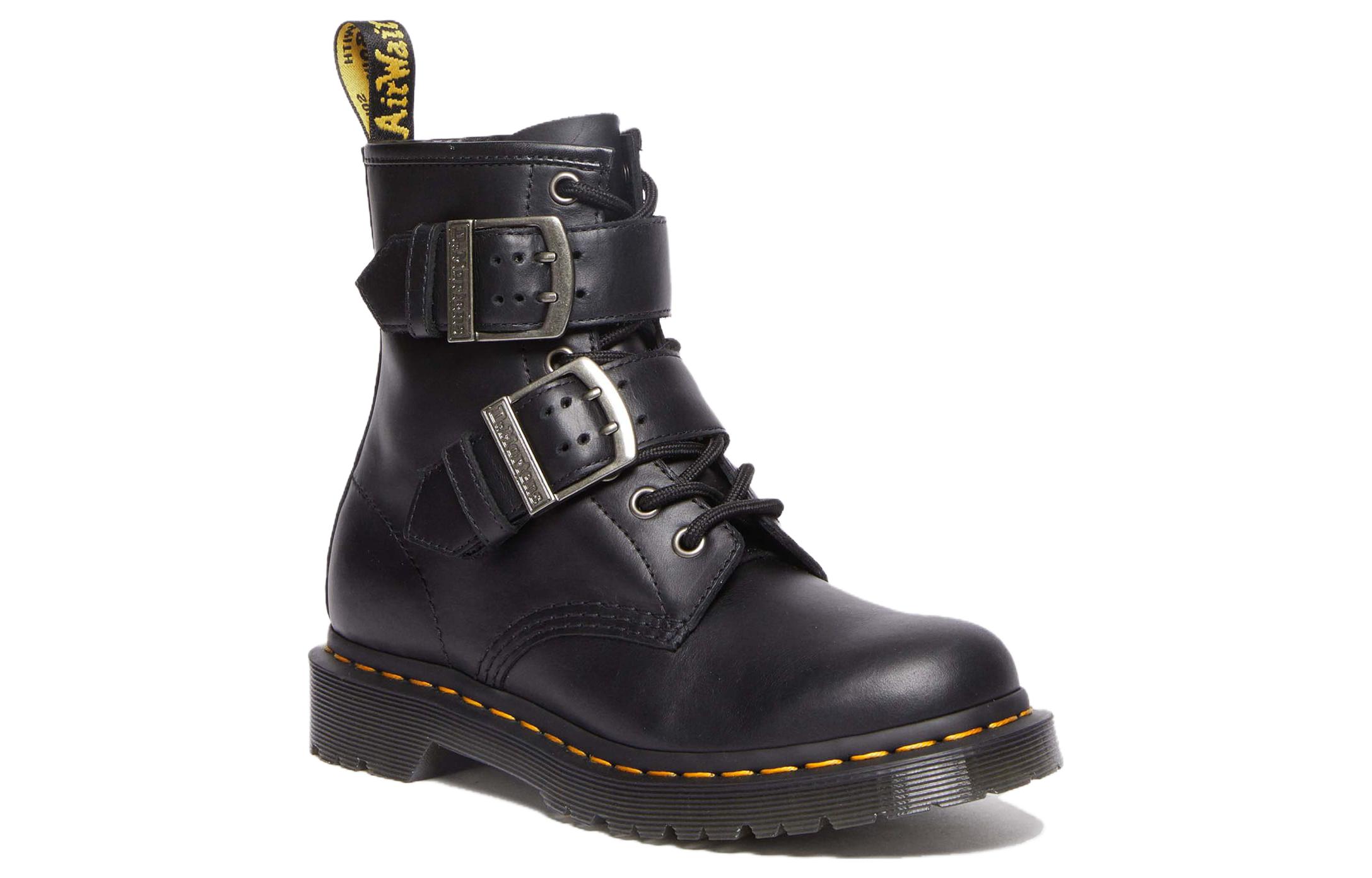 Ботинки женские Dr.Martens 1460 Buckle черные, 37 EU