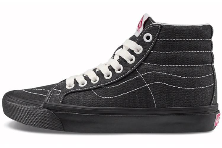 Кроссовки унисекс Vans Vault Og SK8 HI LX черные, 37 EU