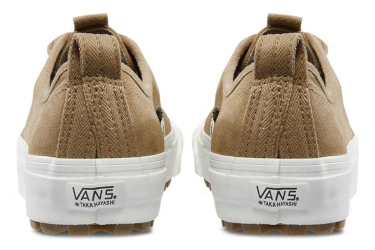 Кроссовки унисекс Vans Vault Derby Lug Lx X Aka Hayashi коричневые, 43 EU