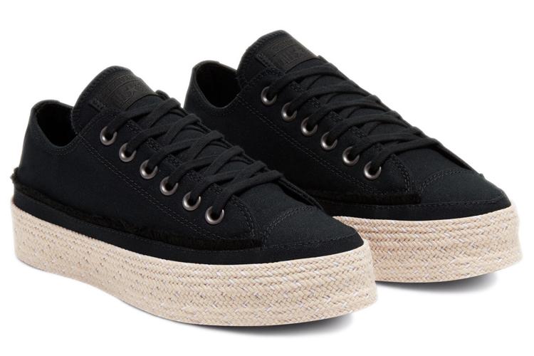Кеды женские Converse Chuck Taylor All Star Espadrille Low Trail To Cove черные