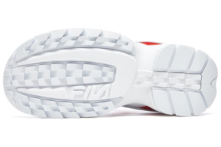 Сандалии женские FILA Disruptor Ii Sandal белые, черные, красные, 36 EU