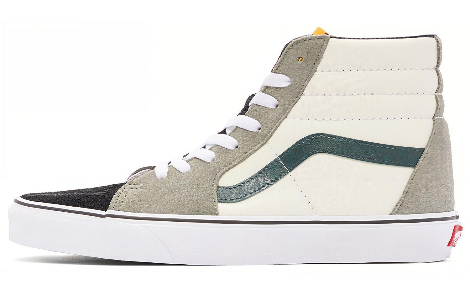 Кеды унисекс Vans Sk8 Hi Mix & Match vetiver bistro green
