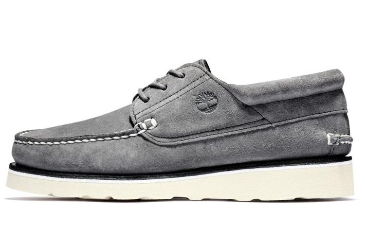 Кроссовки мужские Timberland 3 Eye Wedge Narrow Fit medium grey suede, 44 EU